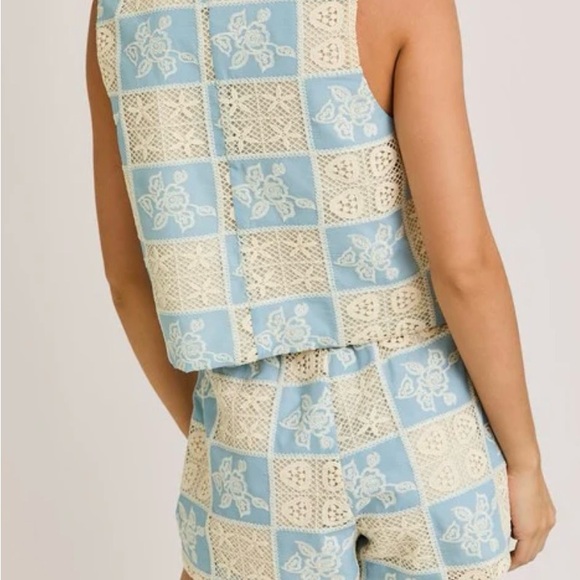 Crochet Patterned Two-Piece Set - Picture 4 of 4